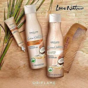 Oriflame Love Nature Hot Oil for Dry Hair Wheat and Coconut Oil